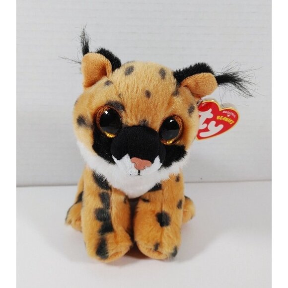 Ty Beanie Baby Larry the Lynx  Stuffed Plush Toy with TAGS - Picture 1 of 6